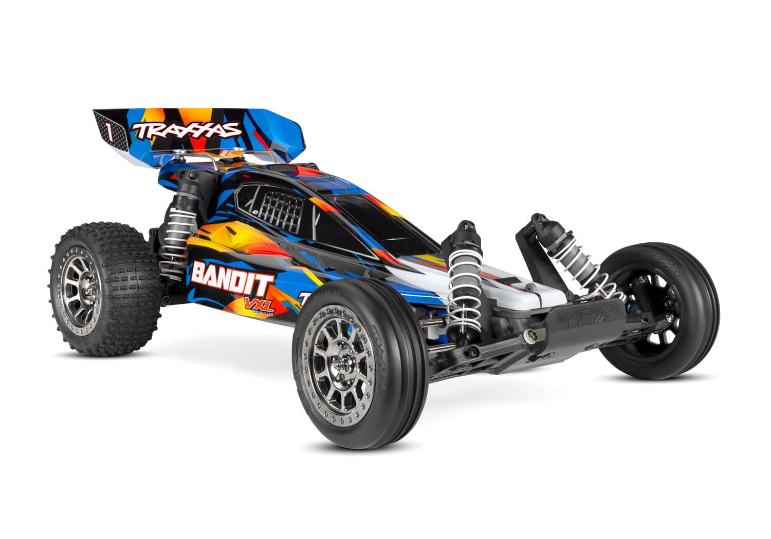 Traxxas Bandit VXL — 1/10 scale 2WD RC buggy (65 mph)