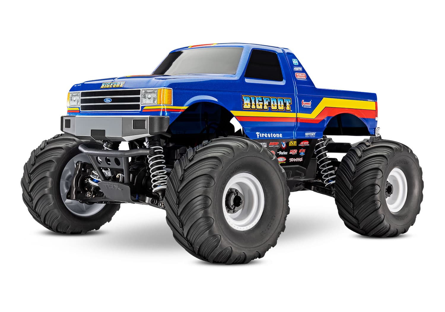 Traxxas Bigfoot 4X4 BL-2s — 1/10 scale 4WD RC monster truck (40 mph)