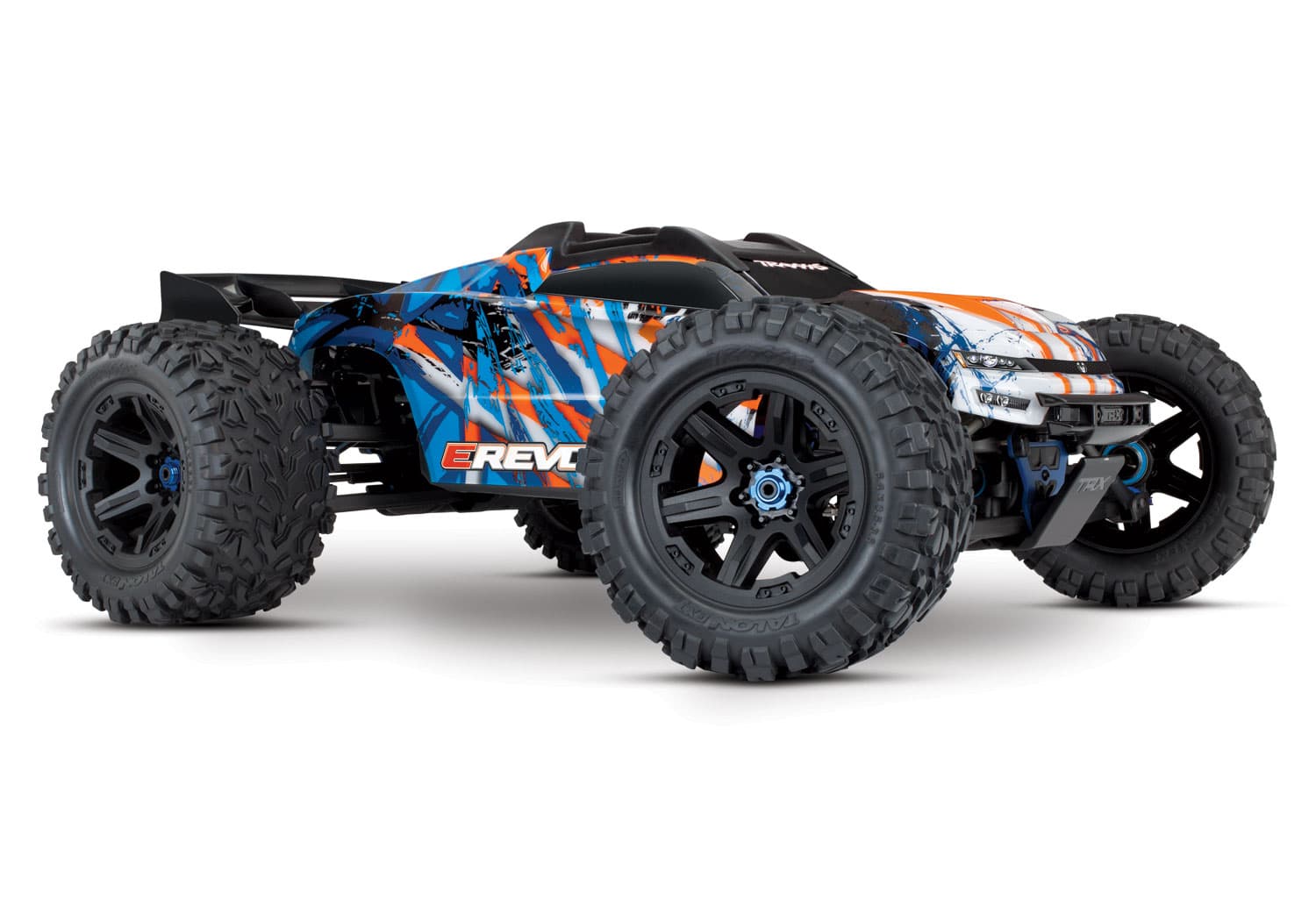 Traxxas E-Revo 2.0 VXL — 1/10 scale 4WD RC truggy (70 mph)