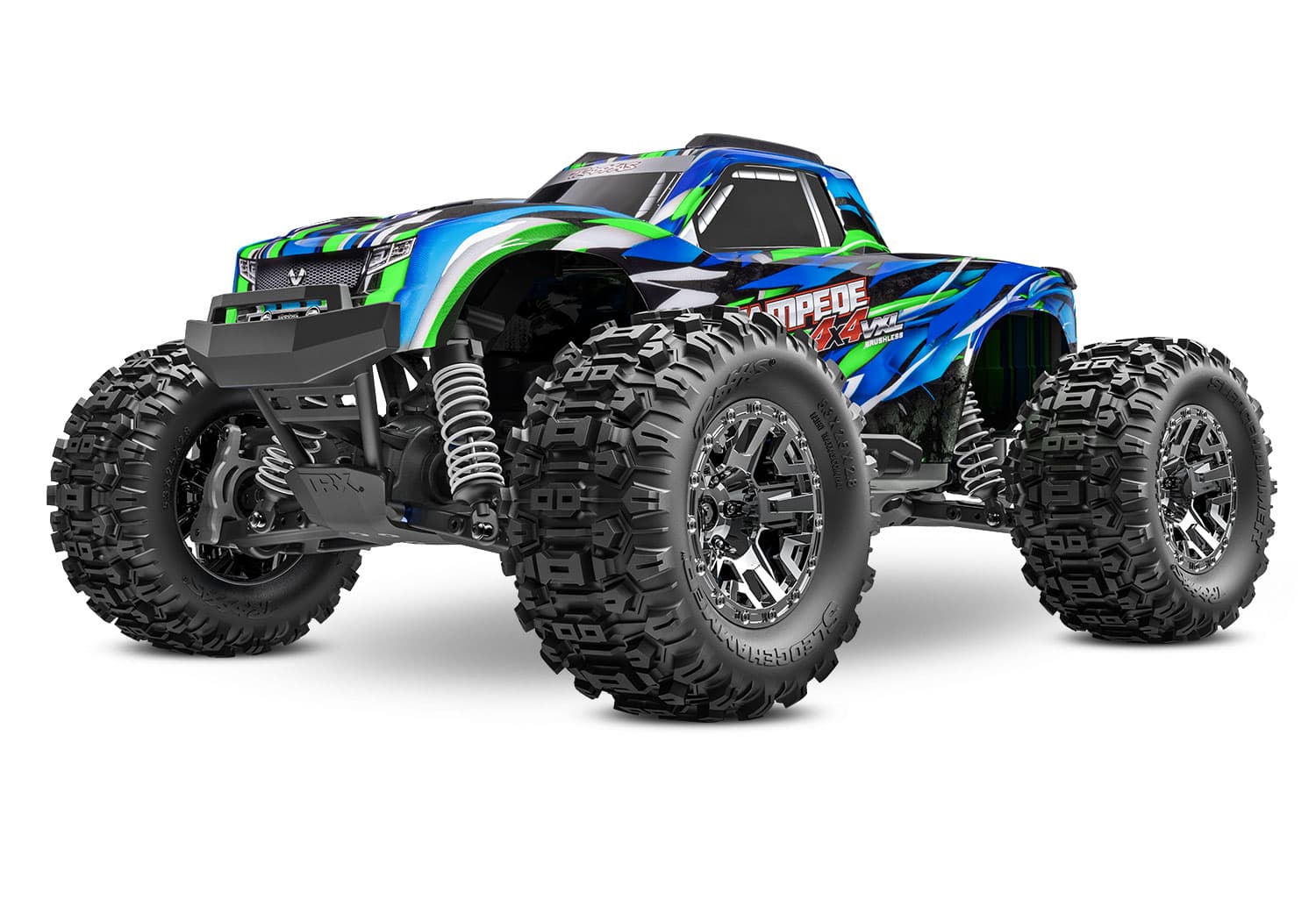 Traxxas Stampede 4X4 VXL — 1/10 scale 4WD RC monster truck (65 mph)