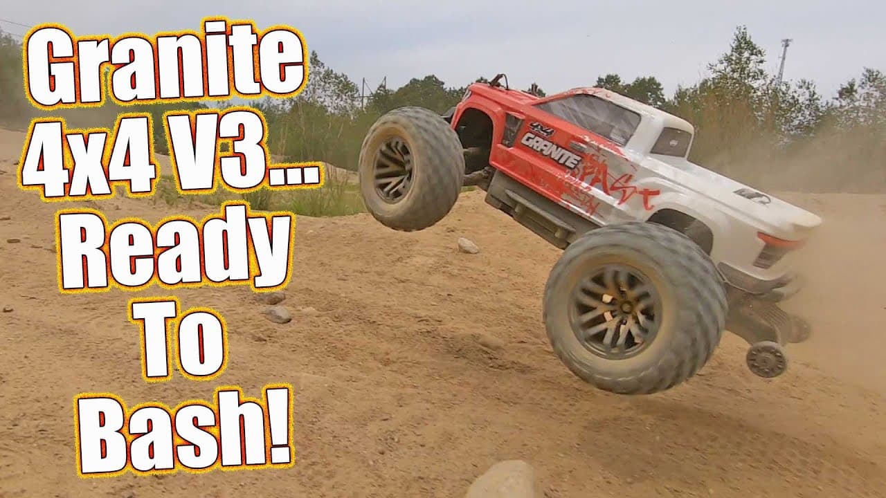 Arrma Granite 3S BLX — 1/10 scale 4WD RC monster truck (50 mph) — video