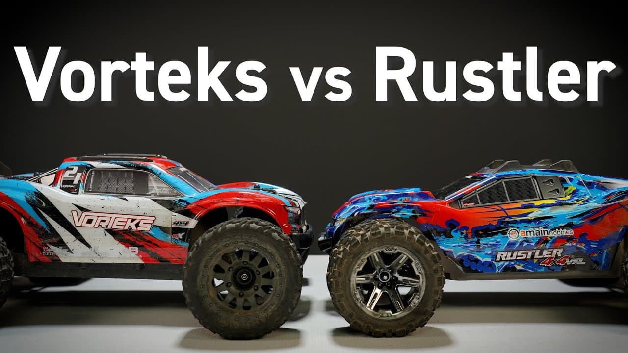 Traxxas Rustler 4X4 VXL — 1/10 scale 4WD RC stadium truck (65 mph) — video